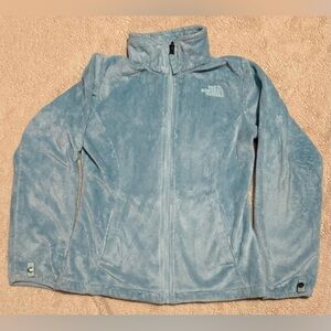 EUC The North Face Sky Blue Fleece Jacket - girls M (10/12)